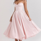 Lory | Vestido Midi Con Tirantes – Glamour Clásico Y Ligereza 