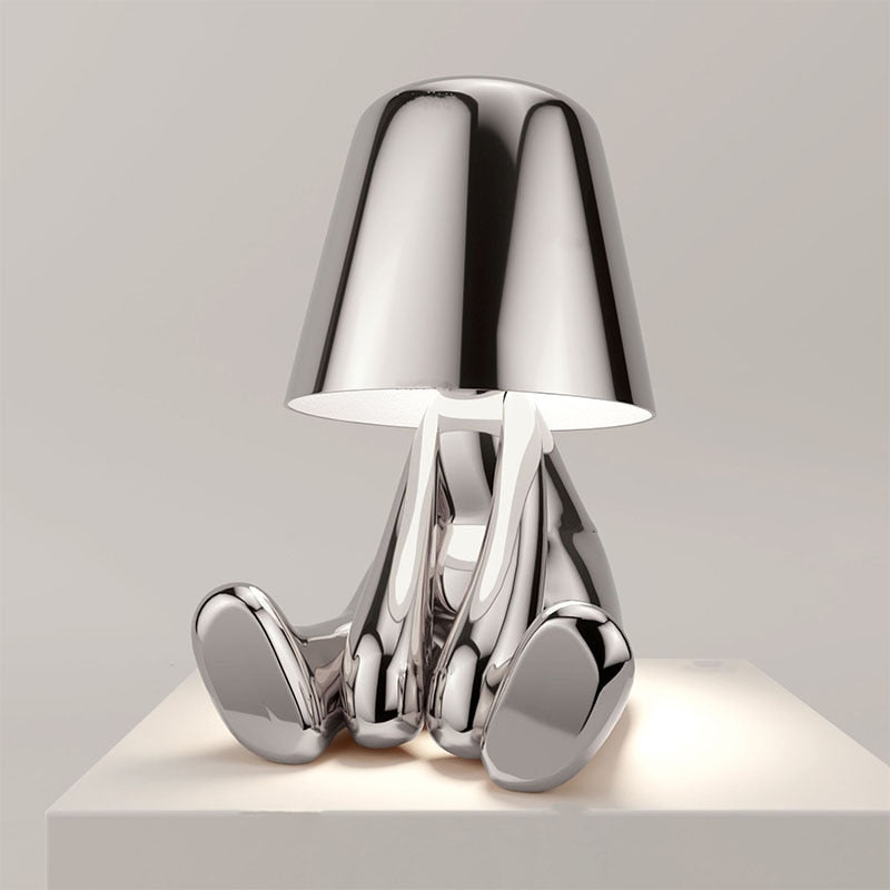 Moderne Tischlampe – Minimalistische Eleganz und sanftes Licht 