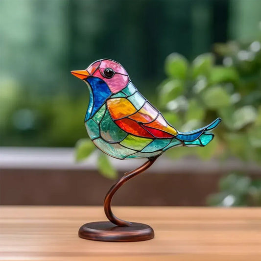 Adorno Decorativo – Aves Posadas Sobre Una Rama 