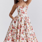 Lory | Vestido Midi Con Tirantes – Glamour Clásico Y Ligereza 
