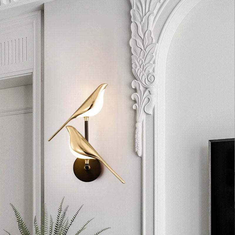 Wandlamp Vogel – Verlichte en Delicate Decoratie 