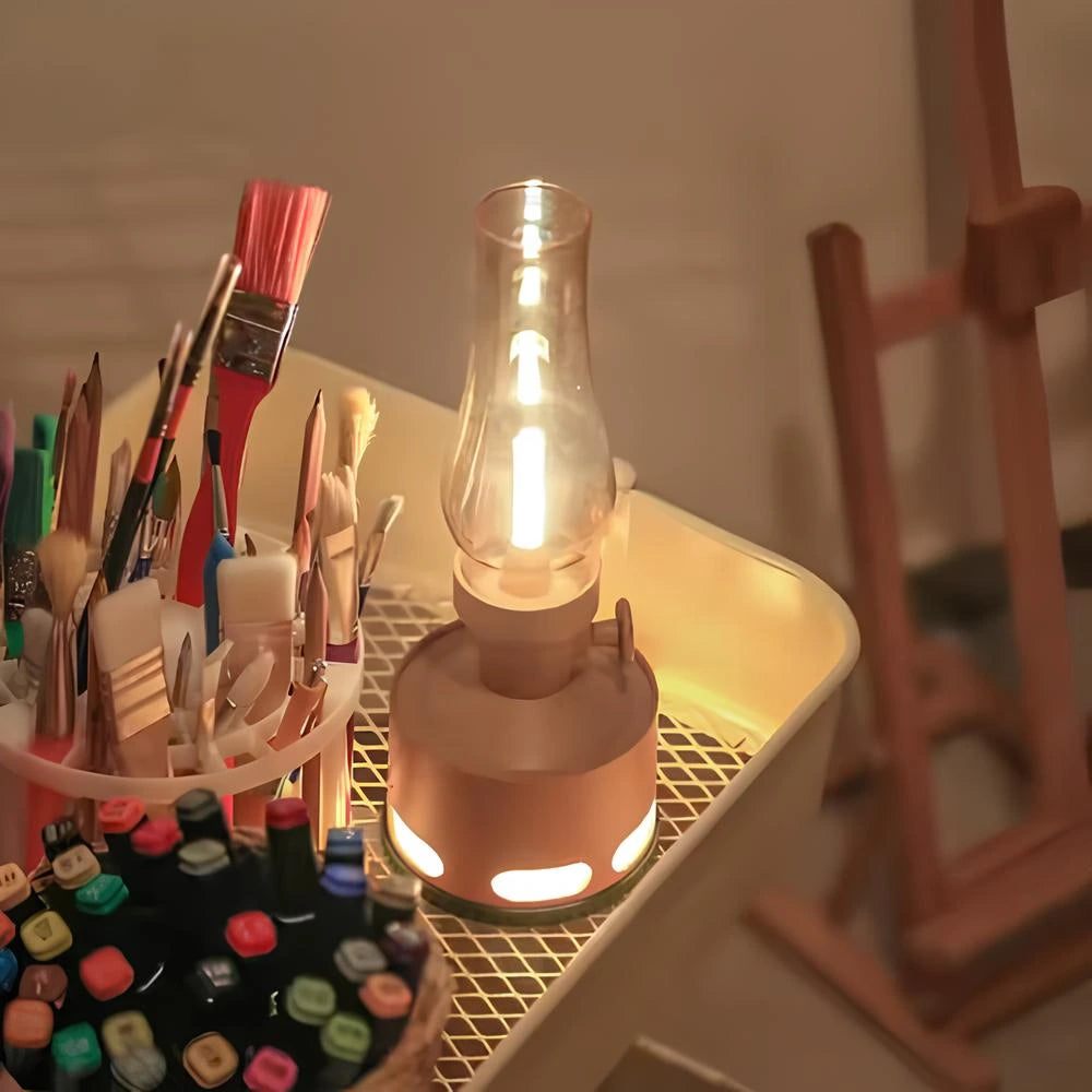 Lanterna LED Stile Retro – Illuminazione Decorativa Elegante 