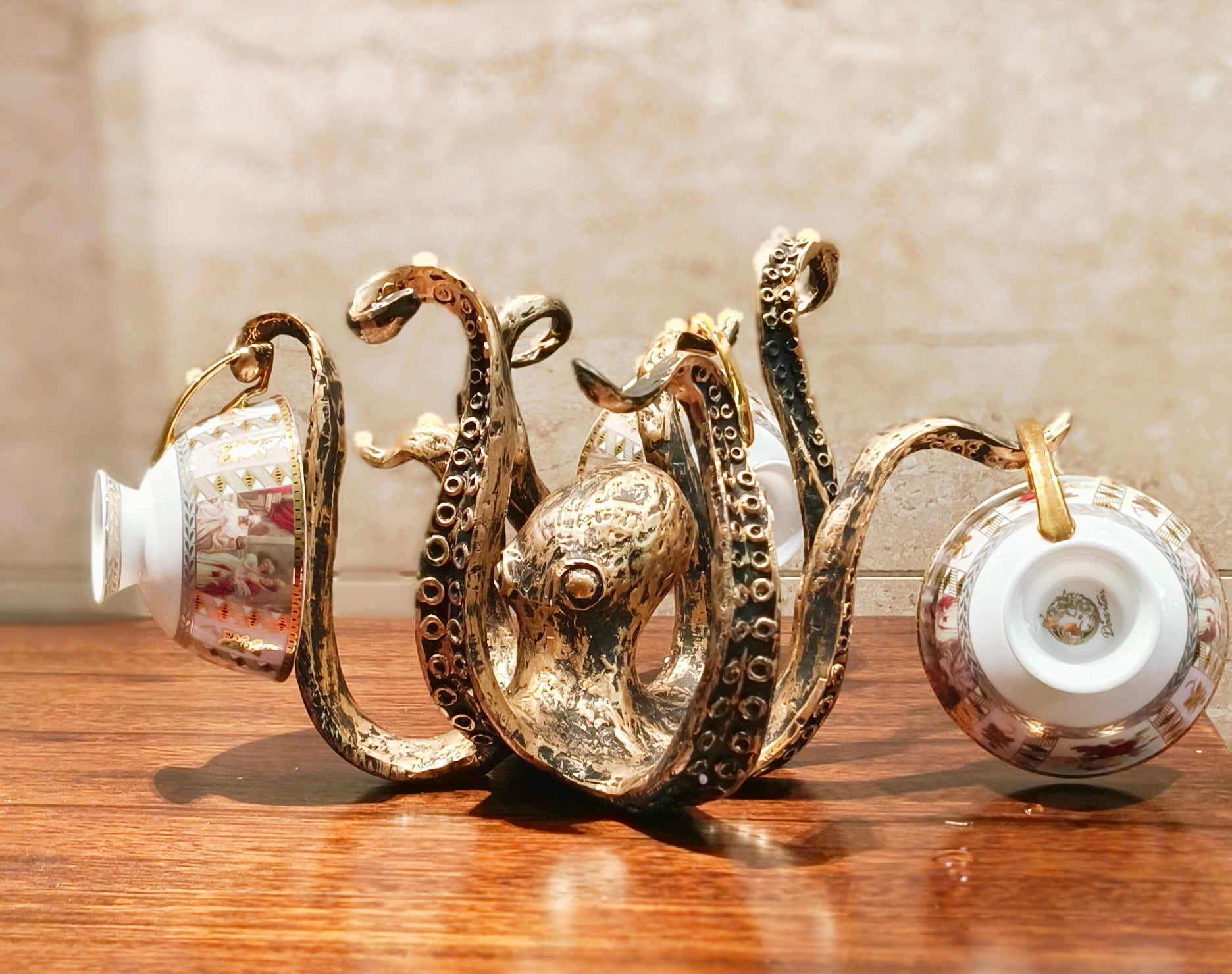 Porte-Tasses Vintage - Forme De Pieuvre