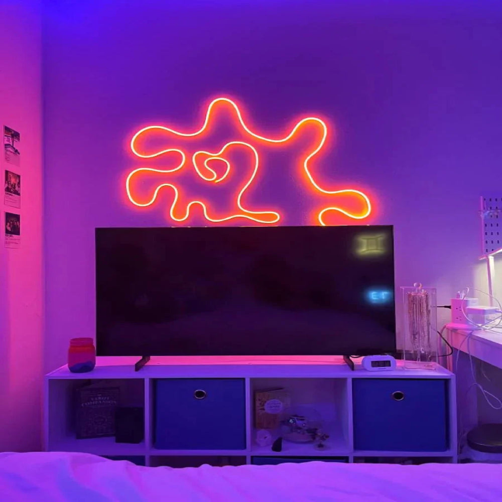 Flexibel LED-neon – Lätt att styra via mobilapp 