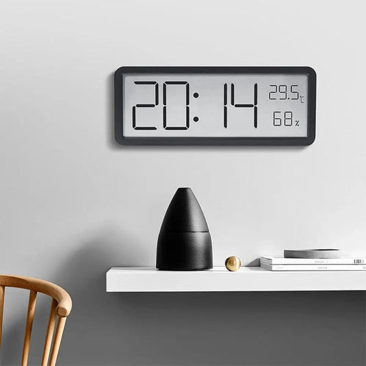 Reloj de Pared Digital LED – Pantalla Clara y Sensores Integrados 