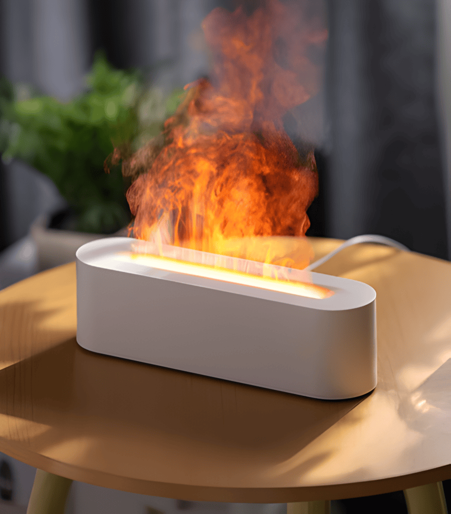 Διαχυτής αρωμάτων USB με πολύχρωμο φωτισμό LED - χαλαρωτική ατμόσφαιρα & ελαφριά ομίχλη