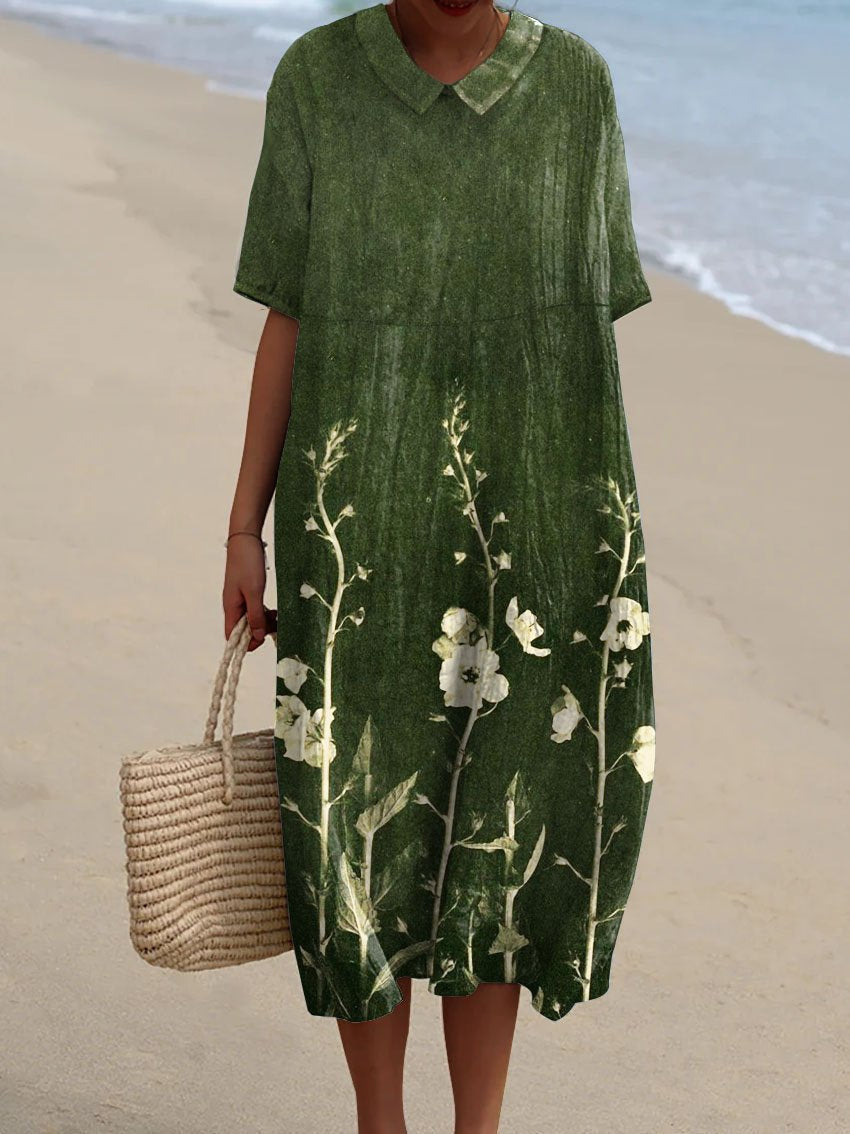 Sabrine | Robe Mi-Longue Femme – Légèreté Et Esprit Estival
