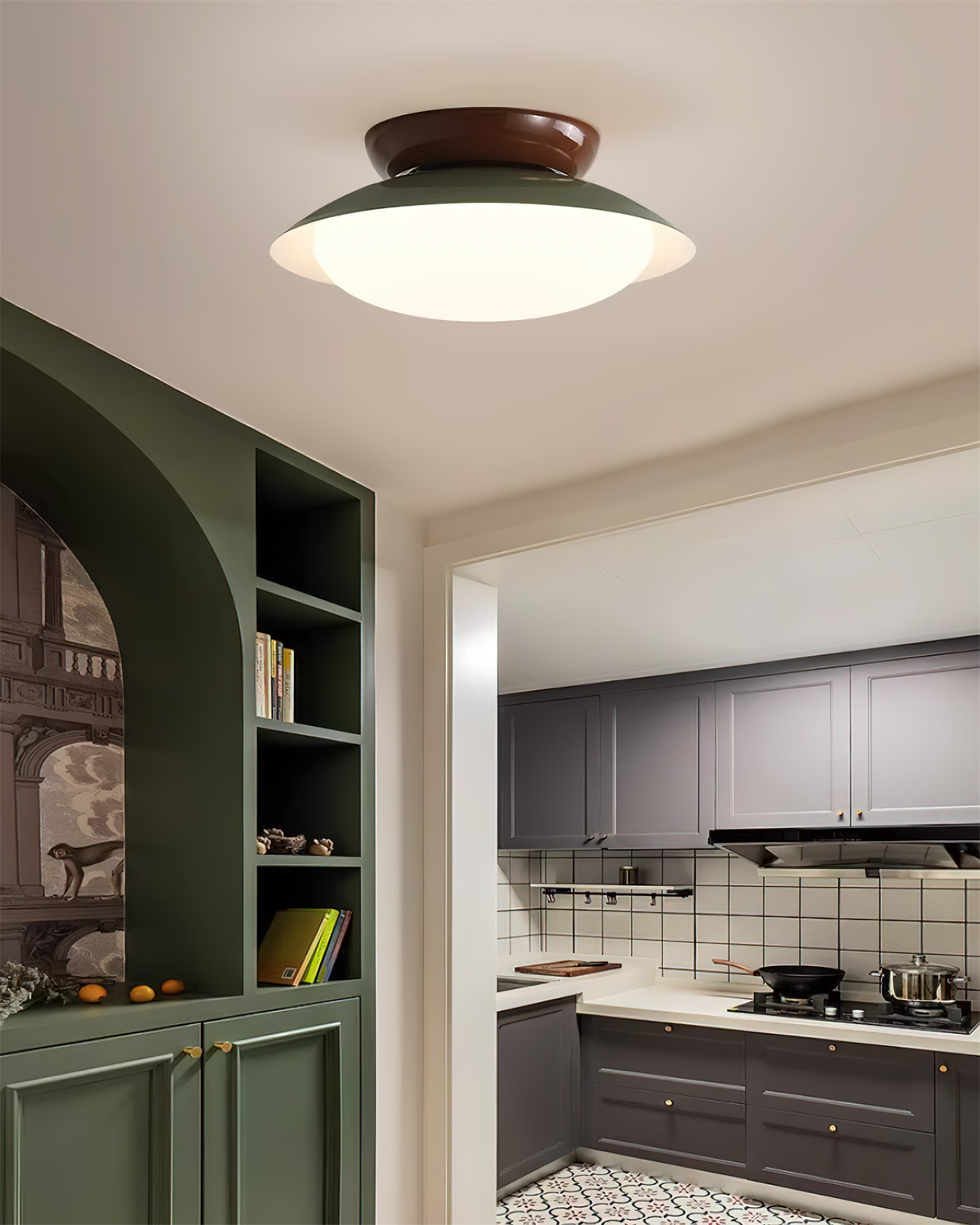 LED Round Ceiling Light - naturlig glød og diskret elegance