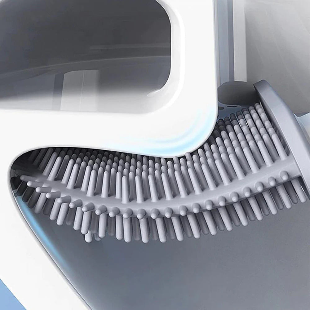 Flexible Silicone Toilet Brush – Durable and Antibacterial Design 