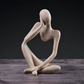 Sculpture Abstraite Penseur – Élégance Contemplative Et Design Moderne