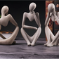 Sculpture Abstraite Penseur – Élégance Contemplative Et Design Moderne