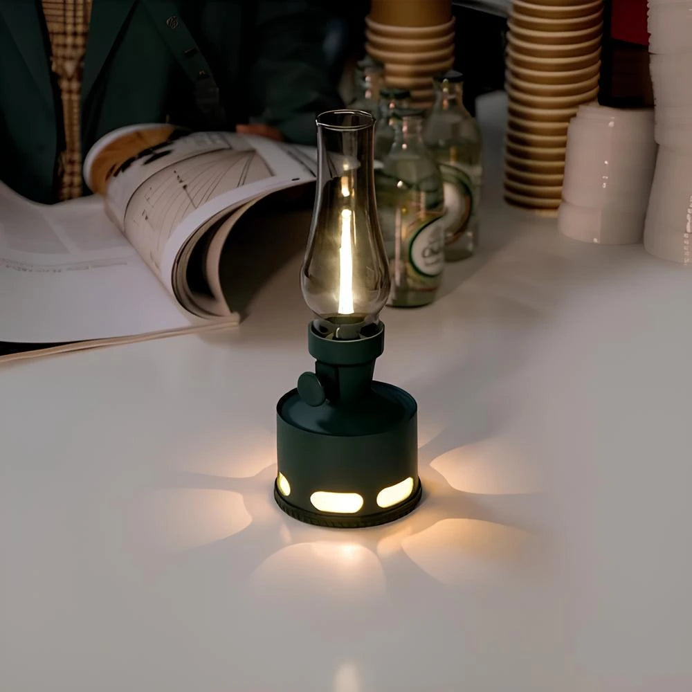 Lanterna LED Stile Retro – Illuminazione Decorativa Elegante 