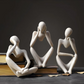 Sculpture Abstraite Penseur – Élégance Contemplative Et Design Moderne