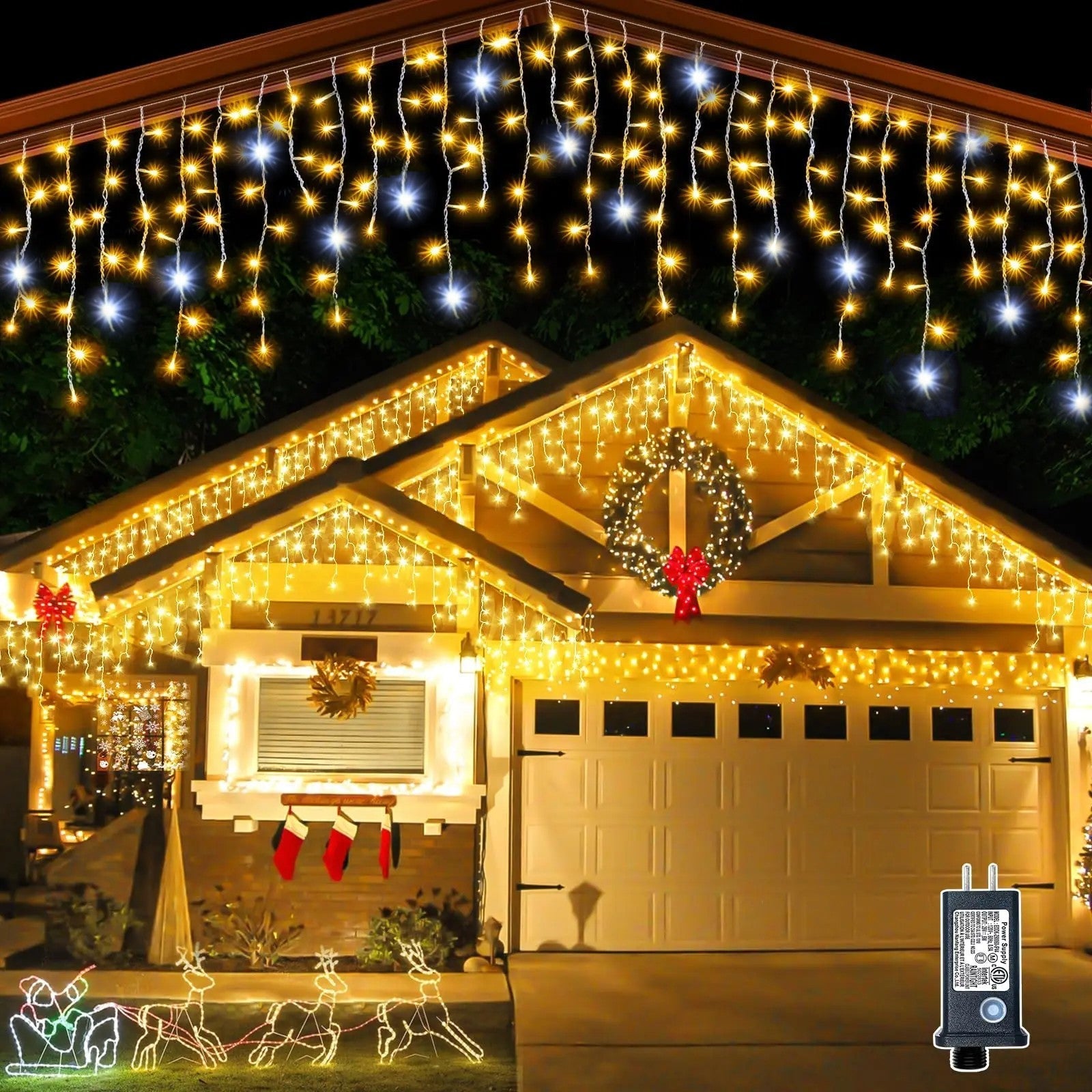 Cortina Luminoso LED Exterior – Ambiente Mágico y Brillante 