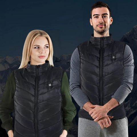Unisex hřejivá vesta - nastavitelná teplota a moderní styl