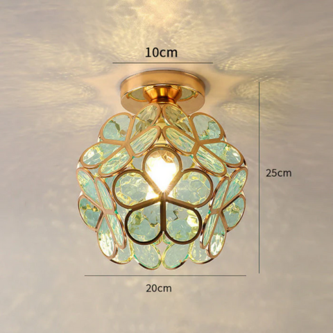 Lampa sufitowa w kształcie kwiatu – delikatny i nowoczesny design 