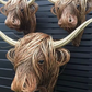 Tête De Vache Tressée – Art Naturel Mural