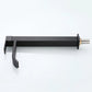 Grifo de lavabo elevado – Acabado elegante negro mate 