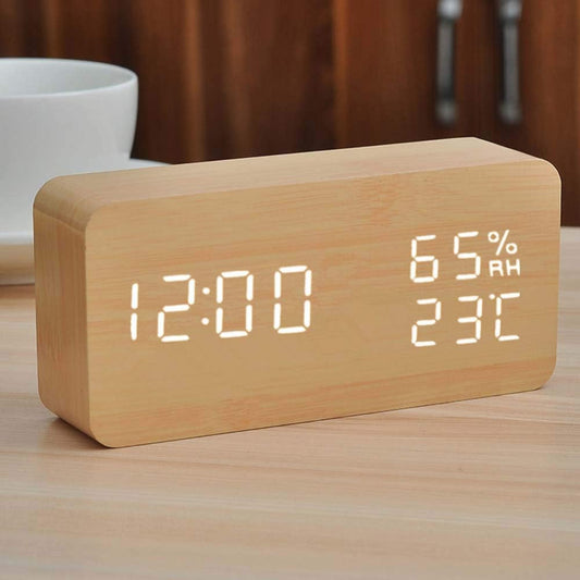 LED Klok Met Stembediening – Modern Ontwerp En Slimme Functionaliteit 