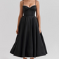 Lory | Vestido Midi Con Tirantes – Glamour Clásico Y Ligereza 
