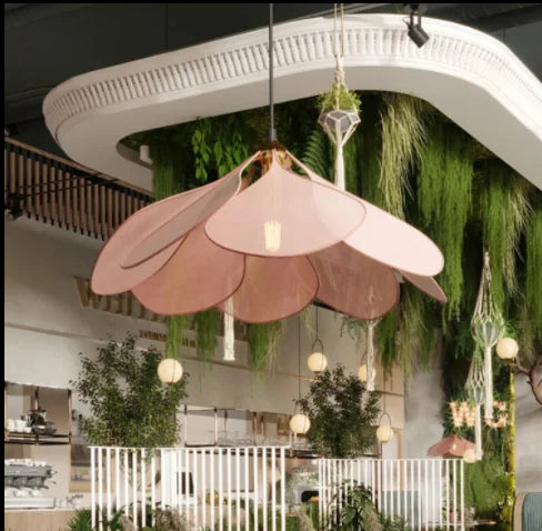 Suspension Luminaire Pétales De Fleurs – Élégance Florale
