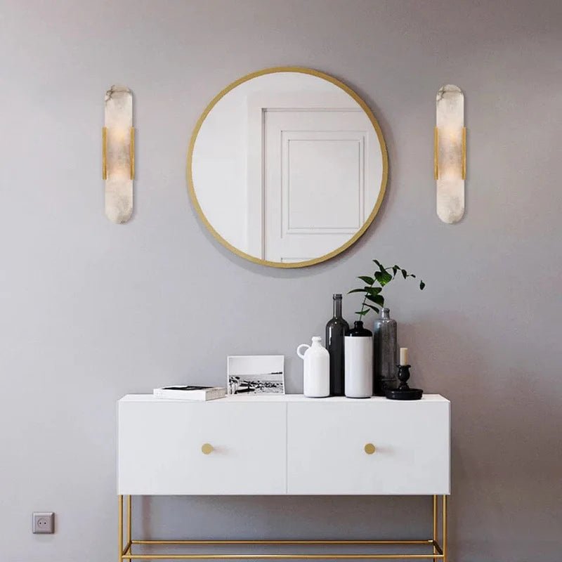 Black and Gold LED Wall Lamp – Modern Elegance and Chic Design 