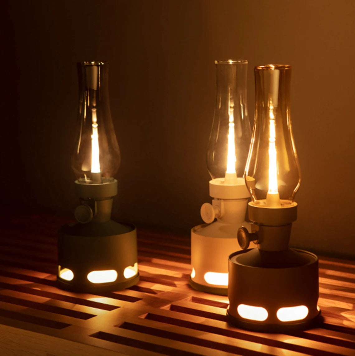 Lanterna LED Stile Retro – Illuminazione Decorativa Elegante 