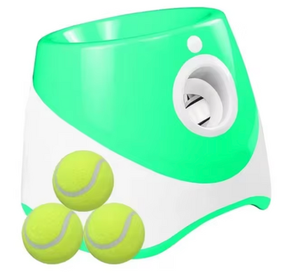 Brinquedo Interativo Automático — Lançador de Bolas para Cão 