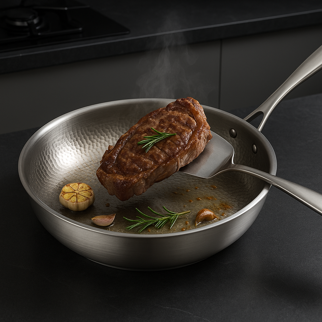 Poêle En Titane – Cuisson Saine Et Sans Effort