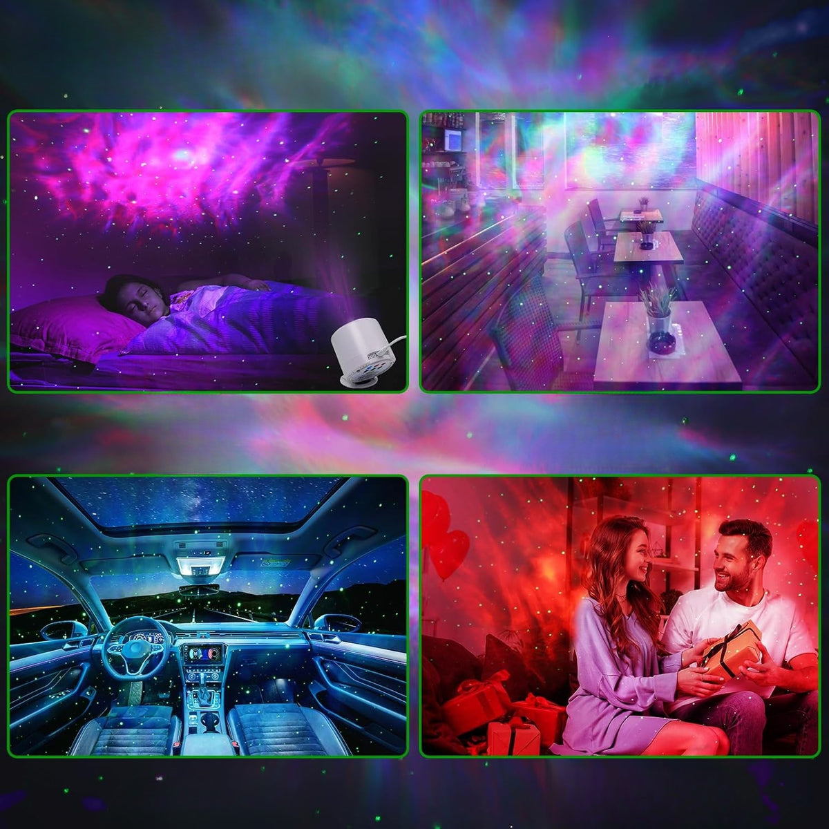 LED projektor – Relaxáló Galaxis Hangulat 