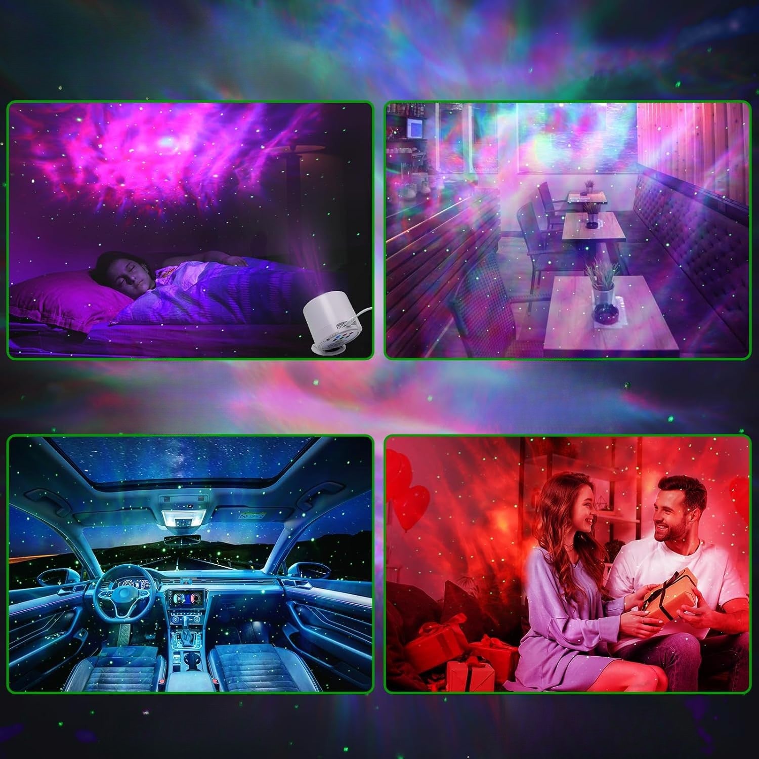 LED projektor – Afslappende Galaxie Atmosfære 