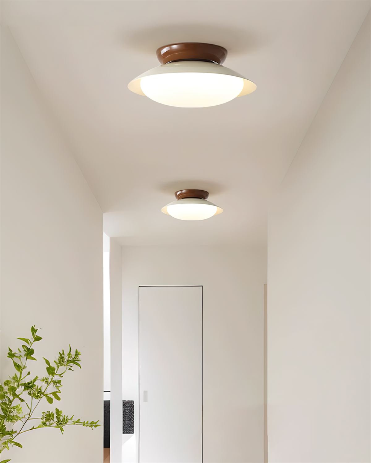 LED Round Ceiling Light - naturlig glød og diskret elegance