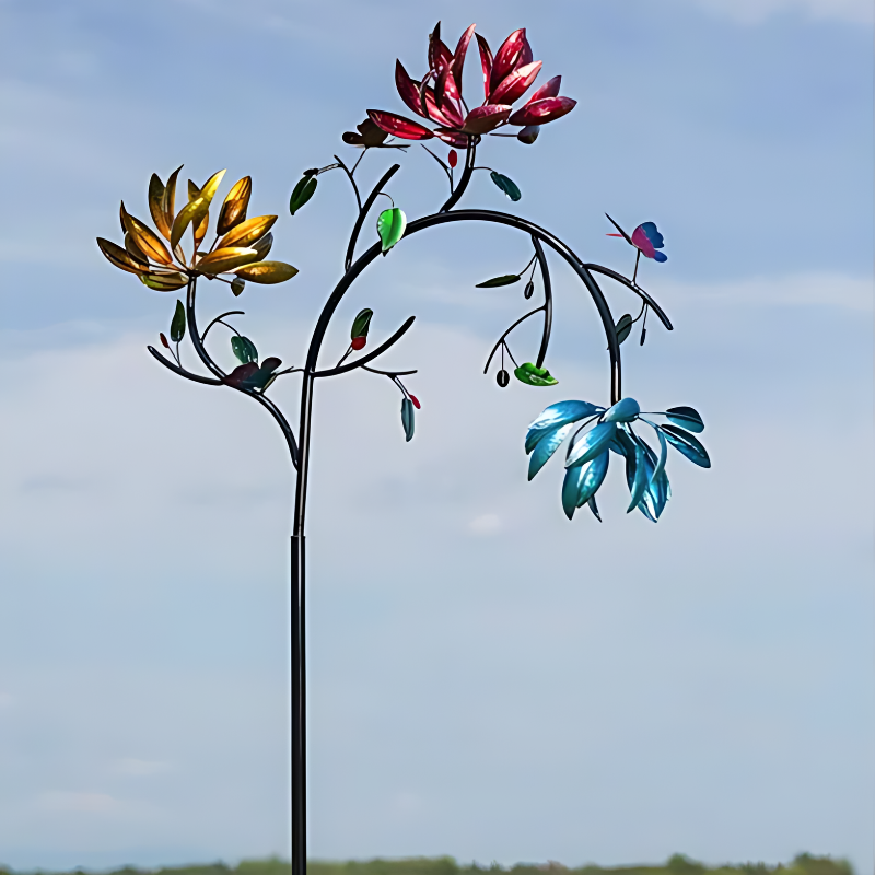 Tuin Bloemwindmolen – Draaiende en Kleurrijke Decoratie 