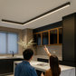 مصباح سقف LED بسيط - تصميم اسكندنافي 