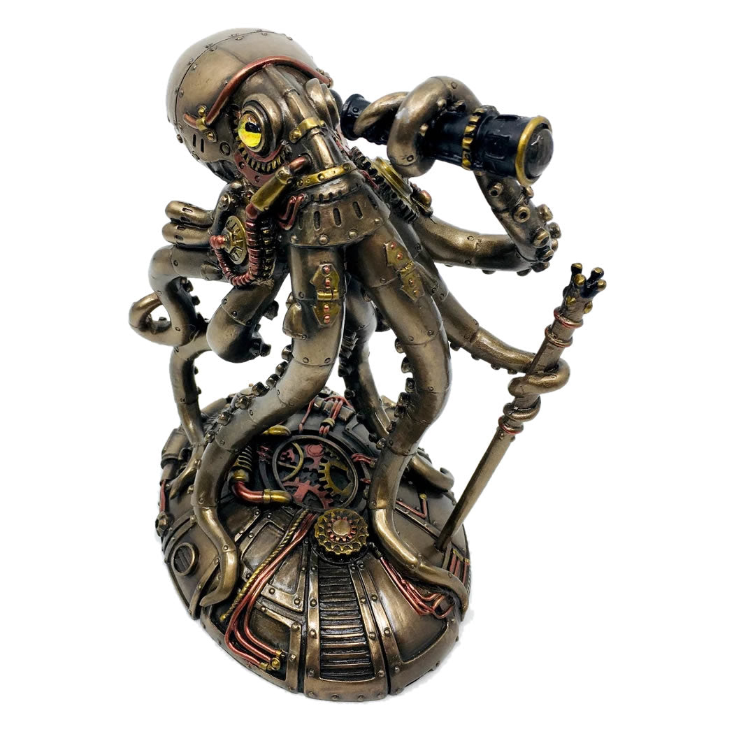 Estatua Pulpo Decorativa – Diseño Original y Ambiente Industrial 