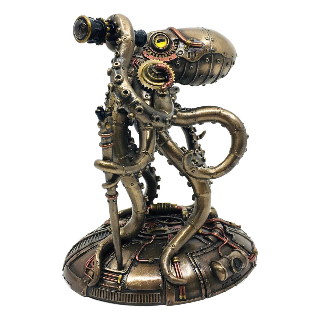 Estatua Pulpo Decorativa – Diseño Original y Ambiente Industrial 