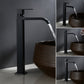 Grifo de lavabo elevado – Acabado elegante negro mate 