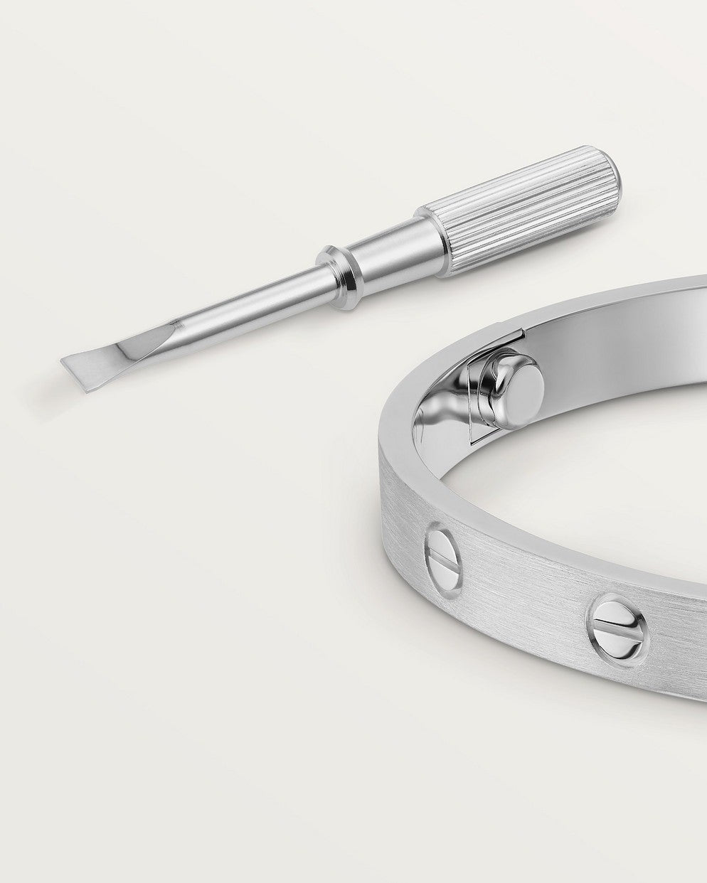 Bracelet Rigide – Finition Argentée Et Style Raffiné
