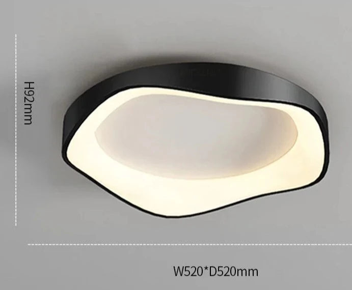 Lámpara de techo LED asimétrica – Tendencia y elegancia 