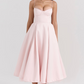 Lory | Vestido Midi Con Tirantes – Glamour Clásico Y Ligereza 