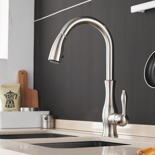 Grifo de Cocina Retráctil – Ahorro de Espacio y Flexibilidad 