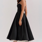 Lory | Vestido Midi Con Tirantes – Glamour Clásico Y Ligereza 