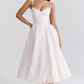 Lory | Vestido Midi Con Tirantes – Glamour Clásico Y Ligereza 