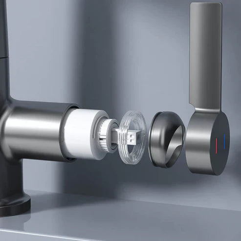 Intelligente Flexible Armatur – Digitale Anzeige und Temperatur in Echtzeit 