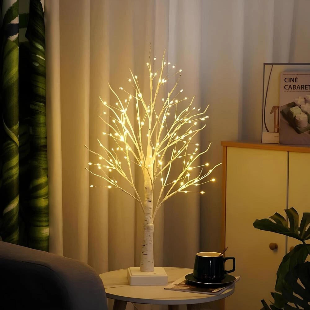 Luz Decorativa Árvore Nórdica – Ambiente Aconchegante e Moderno 