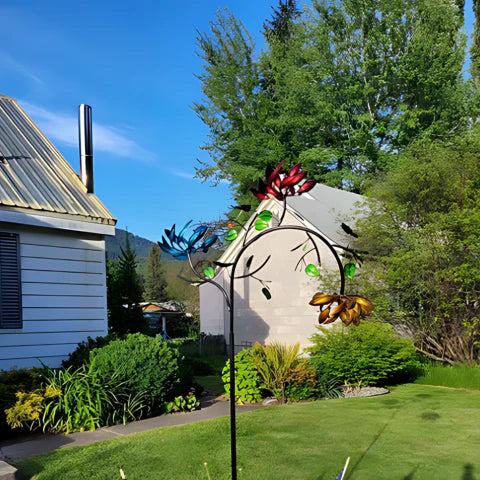 Tuin Bloemwindmolen – Draaiende en Kleurrijke Decoratie 