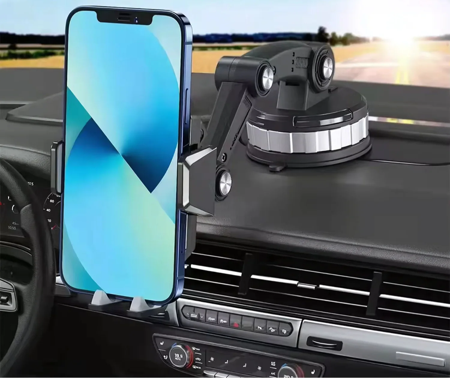 Support Smartphone Voiture Rotatif 360° — Rotation Complète Et Stabilité Maximale